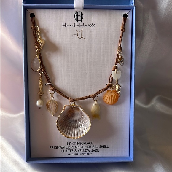 House of Harlow 1960 Seashell Necklace 🐚🌊 - Picture 2 of 3